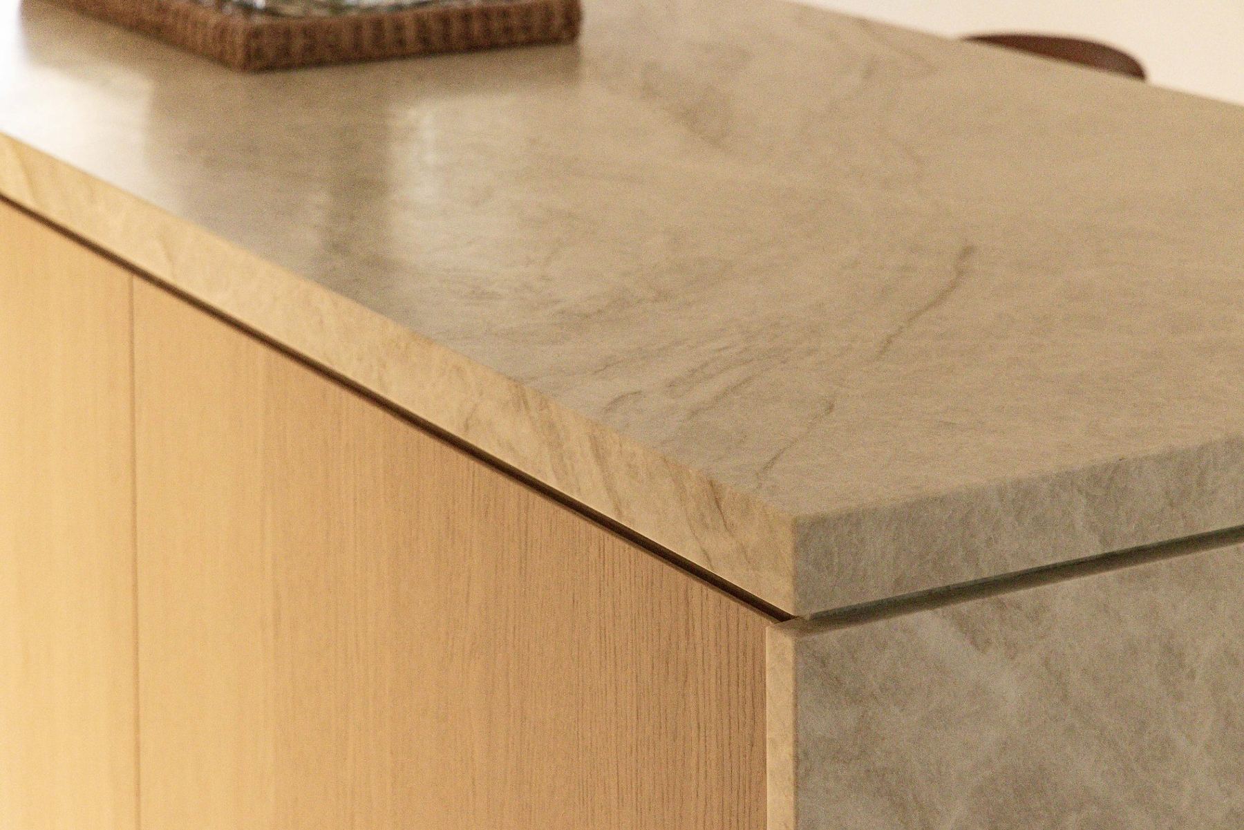Stone countertop detail