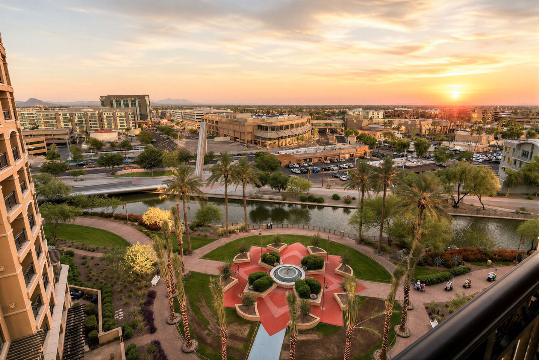 Sunset views over Scottsdale